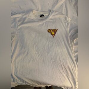 men’s white oakley shirt